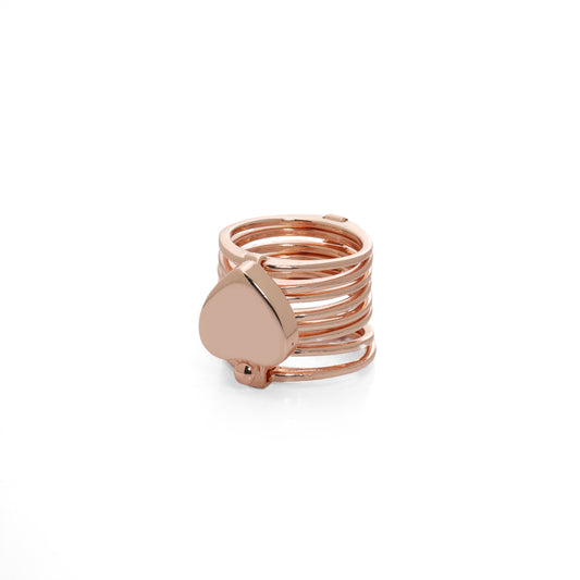 2-in-1 Rosegold Convertible Ring & Bracelet – Modern Multifunctional Jewelry