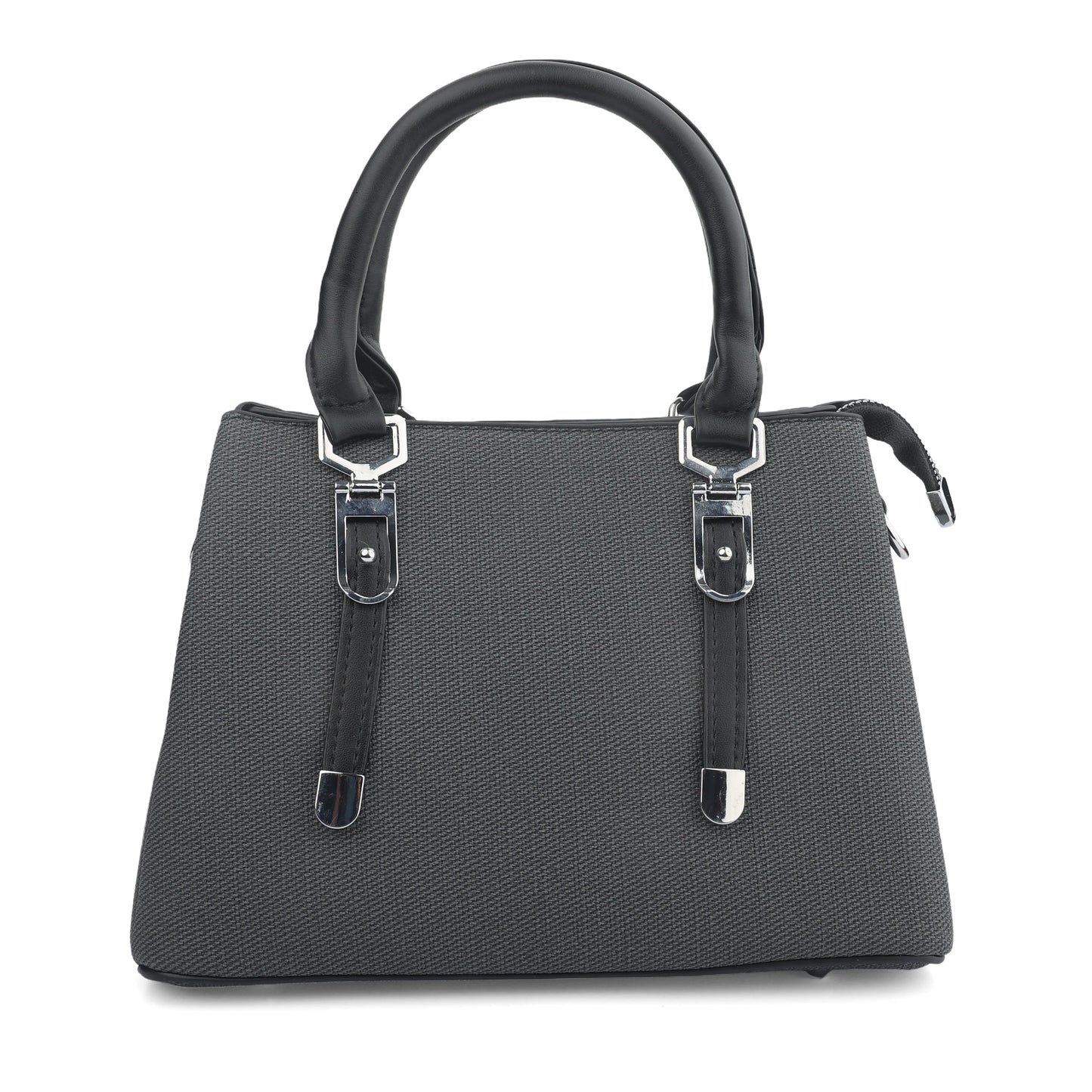 The "HIGHTOVA" Professional Structured Tote Bag - Charcoal & Black
